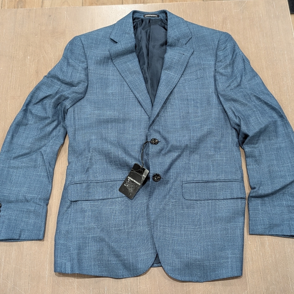EMPORIO ARMANI G-Line Sport Coat Teal 48 US 38R
